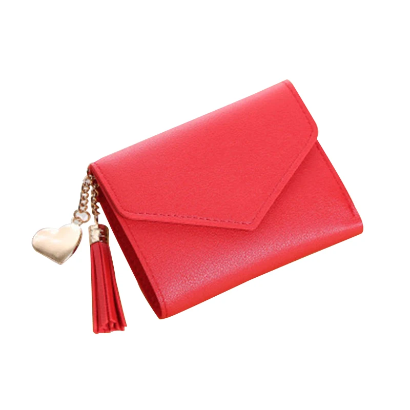 

New Designer Exclusive Design Female Purses Tassel Coin Purses Women Leather Zipper Wallet Wallet Sublimation Blanks, 8 colors