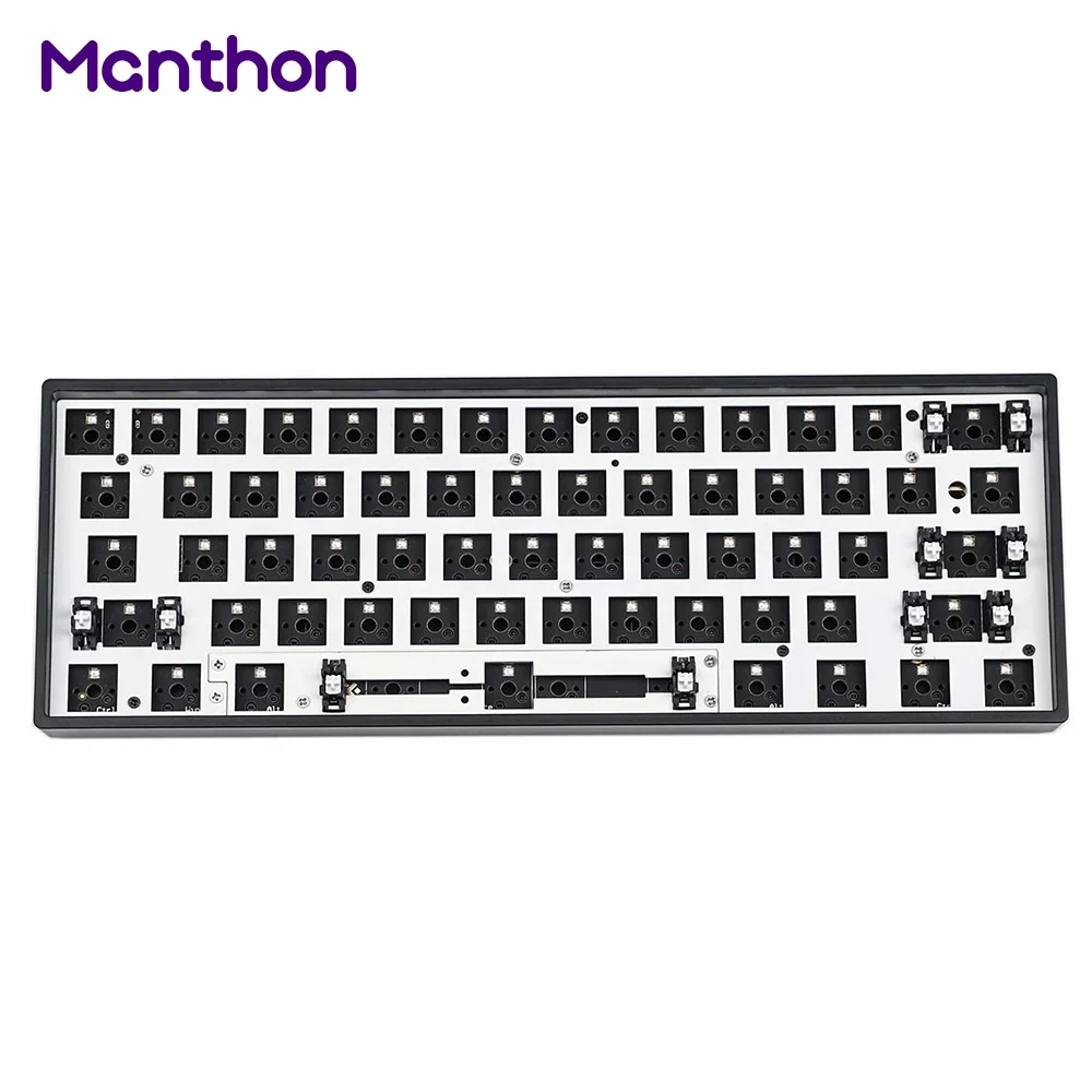 

China OEM 60% Tofu60 60 Gk61x Hot Swap Mechanical Keyboard PCB and Case Kit