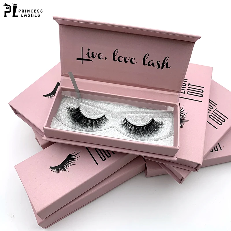 

private label lashes3d packages custom pink lash box eyelash packaging box