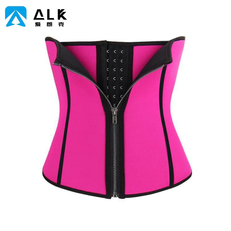 

Ailangke Waist Trainer Vendors, Zipper Vest Body Shaper Cincher, Private Label Waist Trainer for Gym Tummy Control Corset, Black/fuchsia/blue/purple