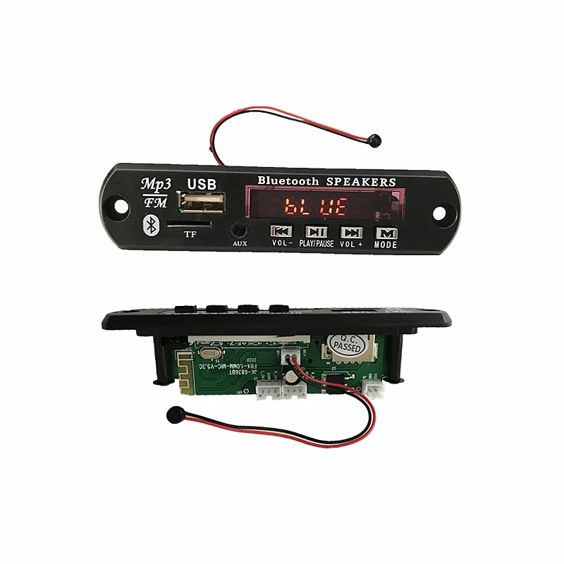 

JK6836BT-MIC For speaker 12V usb fm bluetooth handsfree mp3 module with microphone