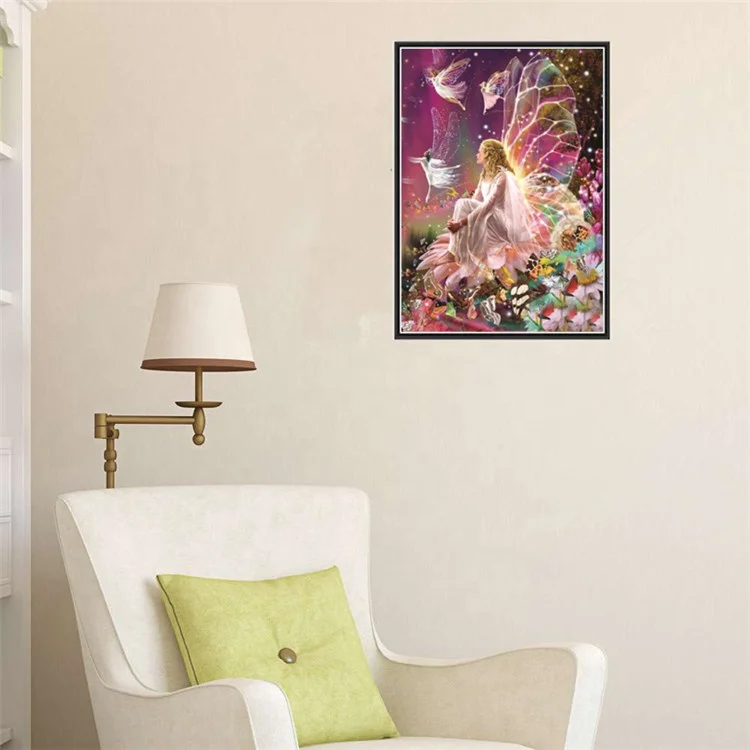 
Factory supply special popular individuality beautiful butterfly elves diamond paintings 