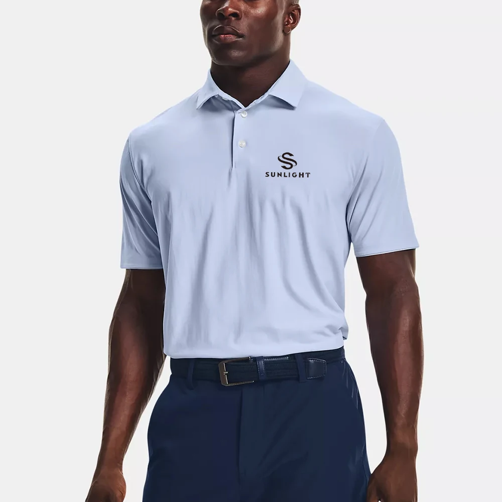 

Custom LOGO Moisture Wicking 90% Polyester 10% Spandex Dryfit Polo Top Golf Shirts For Men