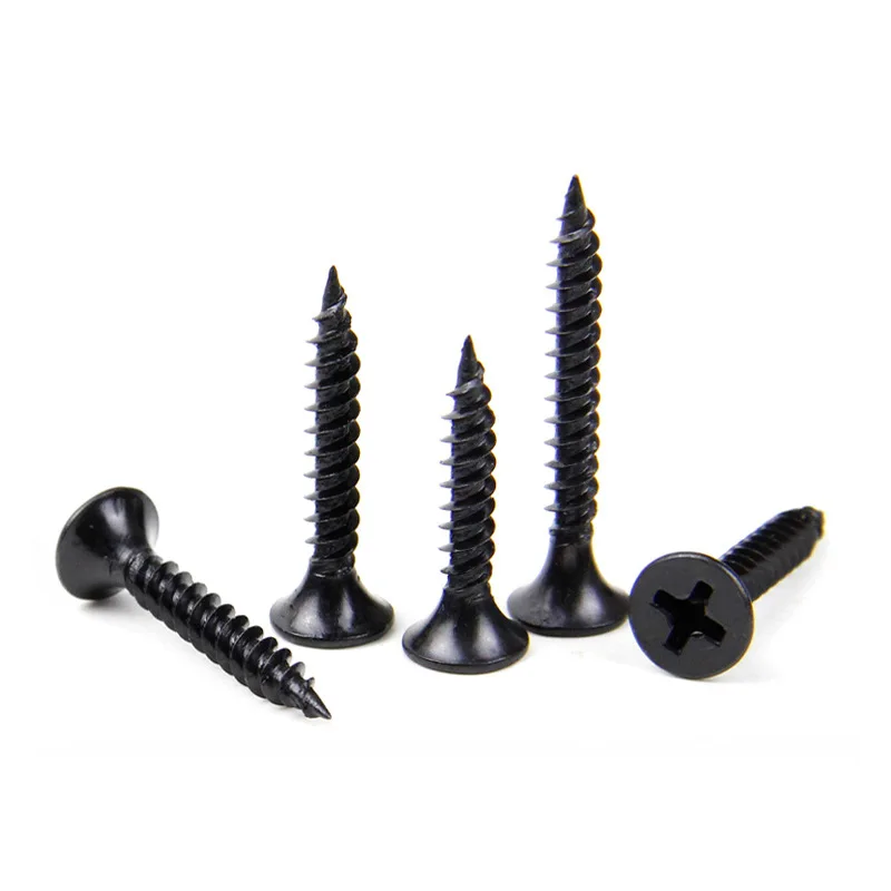 

Flat Bugle Head Drywall Screws Fine Coarse Thread Self Drilling Wood Screw Black Inch ISO Pneumatic M2 5mm Machine Screw Plastic