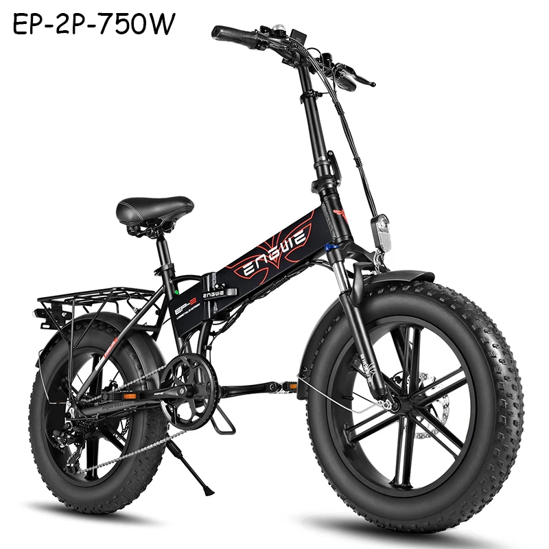 

Ready to Ship ENGWE Bike 20inch EP-2Pro EU/US/UK stock 48V12.8Ah electric Bicycle 750W 45KM/H Fat tire electric Bike