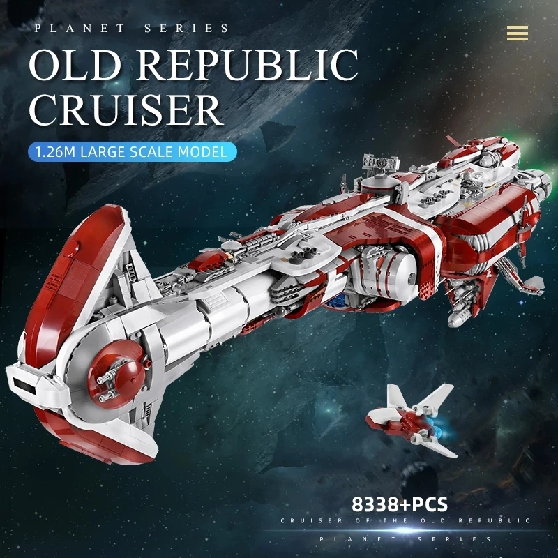 

MOC Mould King Building Blocks Old Republic Escort Cruiser Star Destroyer