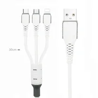 

New product Type C 3.0 A Charger Charging 3In1 Fast Data Mobile Charge Iphone Micro Plastic Injection Moulding 3 In 1 Usb Cable