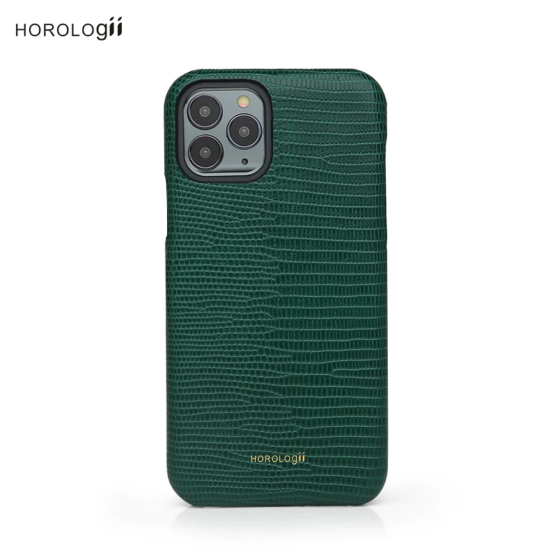 

2020 NEW PRODUCT GREEN LIZARD PATTERN FULL COVER PHONE CASE FOR IPHONE 11 PRO case maker manufacturer dropship