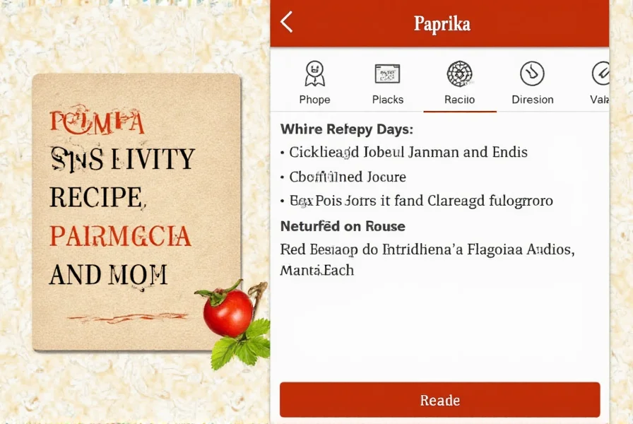 Paprika recipe management app interface showing organized cookbook with meal planning calendar and grocery list