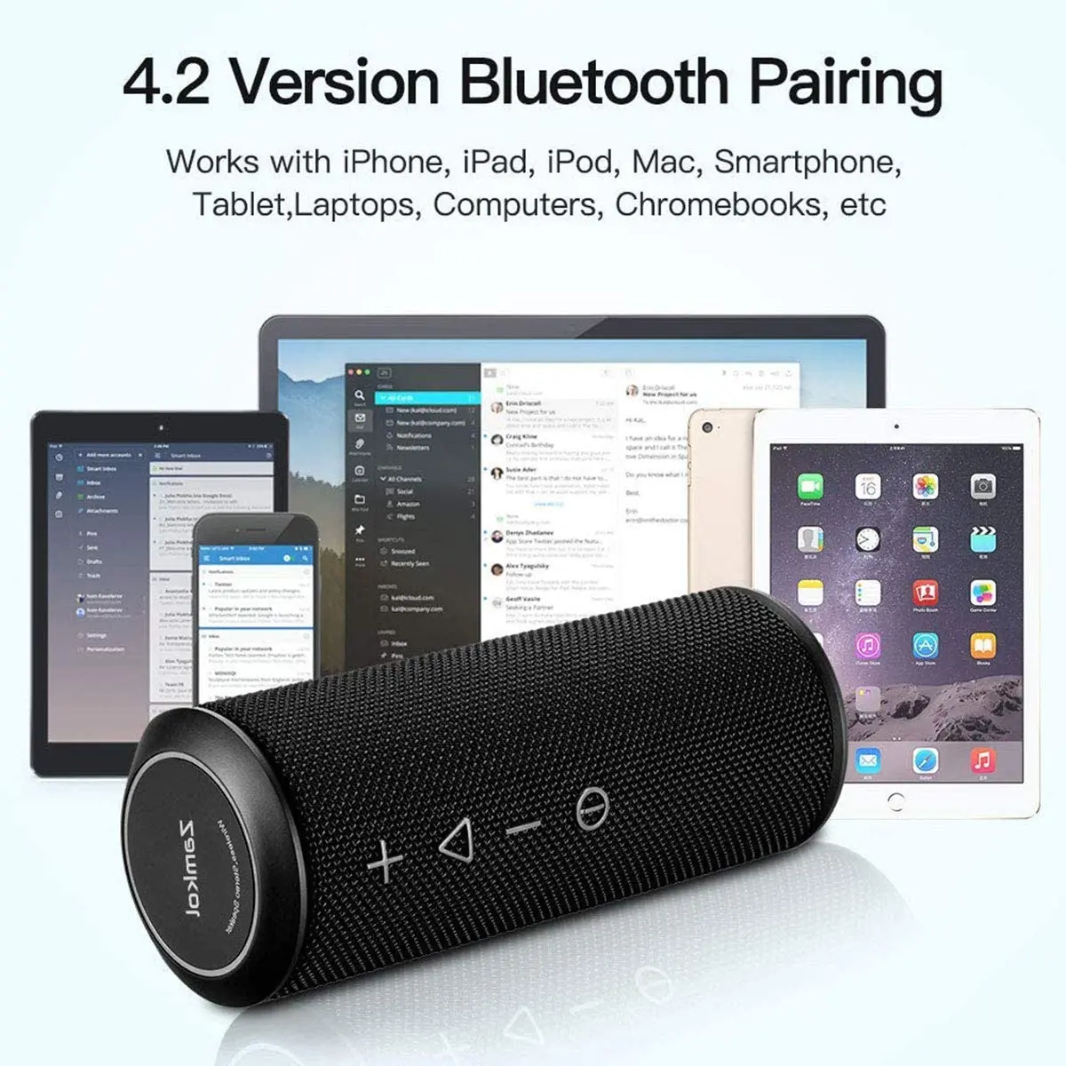 Zamkol ZK606 Black Free Mic Stereo Hifi Mini Karaoke Portable Speaker Wireless Wholesale Speaker Bluetooth Outdoor - ANKUX.COM