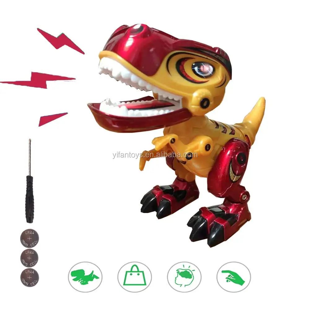 Amazon My66 Q1203 Interactive Dinosaur Robot Toy Alloy Electronic Pet