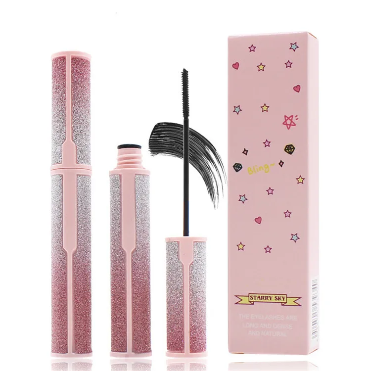 

2021 hot sell Wholesale OEM ODM Private Label 4D Fiber Mascara Waterproof Long Lasting Black Mascara Wand, Pink