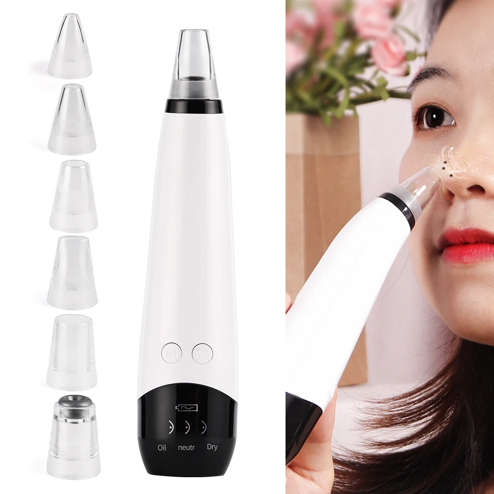 

Pore Cleaner acne removal blackhead removal vacuum vacuum blackhead remover, White