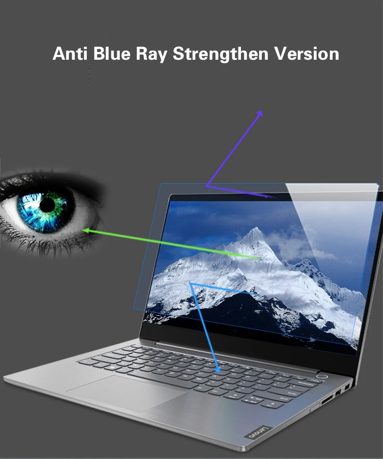 Factory Direct Sell Anti Glare Matte Anti Uv Anti Blue Light Blue Ray ...