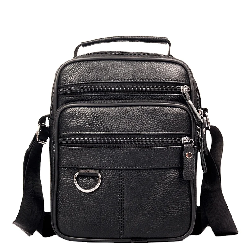 

Single Shoulder Bag New Portable Small Backpack Men's Casual Cowhide Outdoor Men's Leather Business Messenger Bag