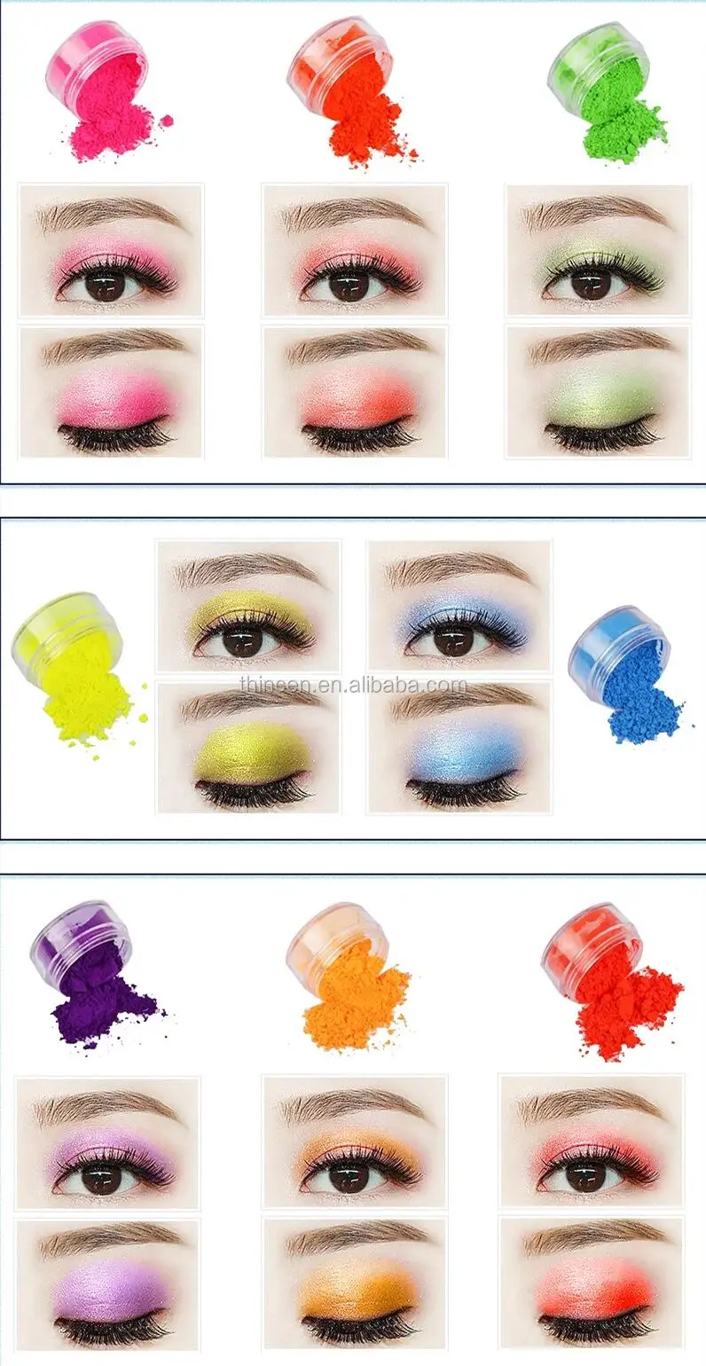 Eyeshadow Pigment Loose Single Color Neon Powder Eyeshadow
