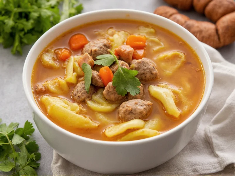 cabbage soup with meat