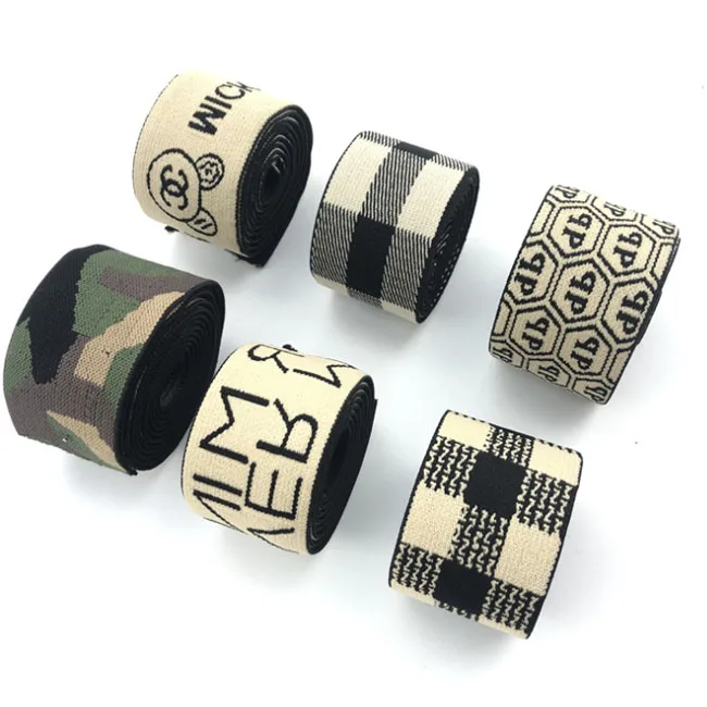 

Custom Fashional Jacquard Elastic Tape For Underwear Garment, Custom Woven Jacquard Elastic Webbing With Polyester Elastic Band