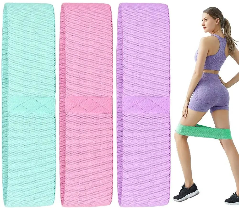 

hip circle resistance bands set Hot Sale Hip Resistance Band can Customize logo Color for you, Green;pink;blue