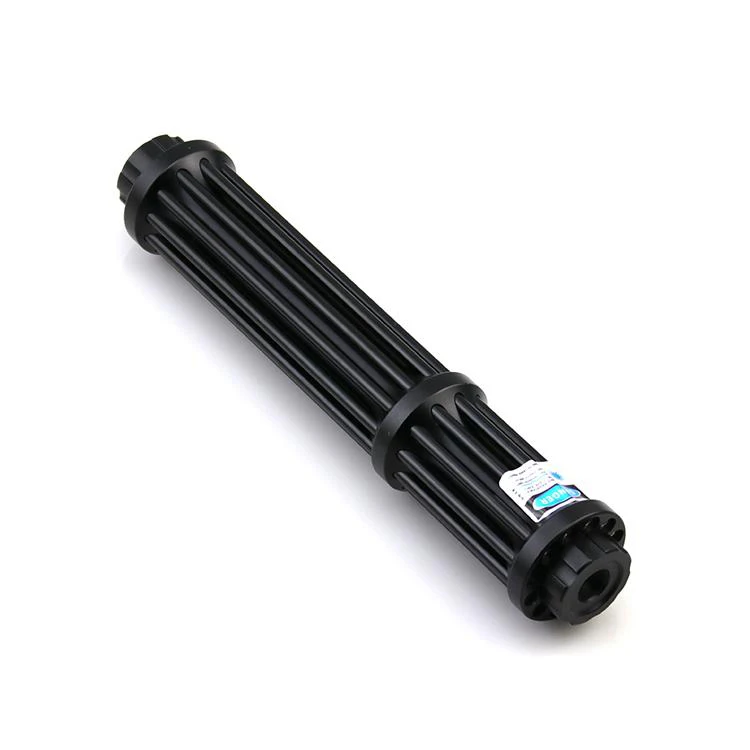 

Hight Powerful Burning 21cm Blue Laser Torch 445nm 10000m Laser Torch 450nm Focusable Flashlight Burn Match With 5 Star