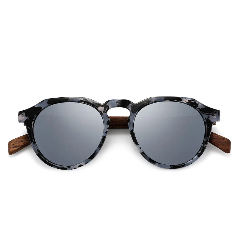 

2020 Sunglasses Round Glasses Bamboo Wood Sunglasses Retro Leisure Men Sunglasses
