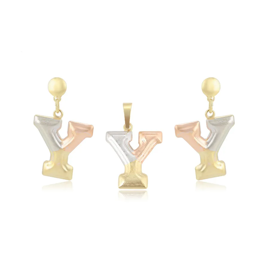 

A00787228 xuping jewelry Factory wholesale affordable all-match popular fantasy letter Y jewelry set