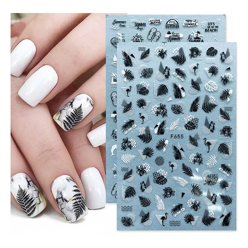 

Qiao New Popular Luxury Chinese New Year Nail Sticker for Gel Polish