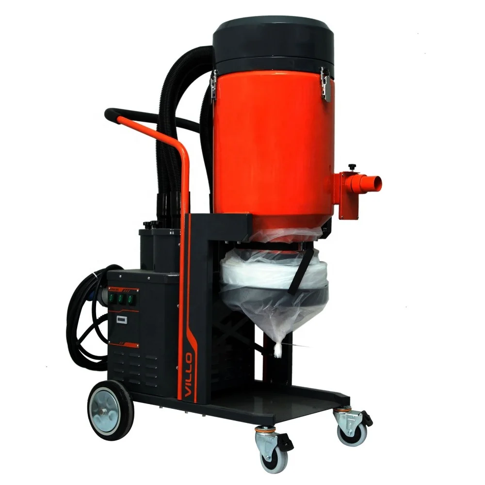 Hepa Cement Dust Extractor Dry Industrial Vacuum Cleaner For Hazardous