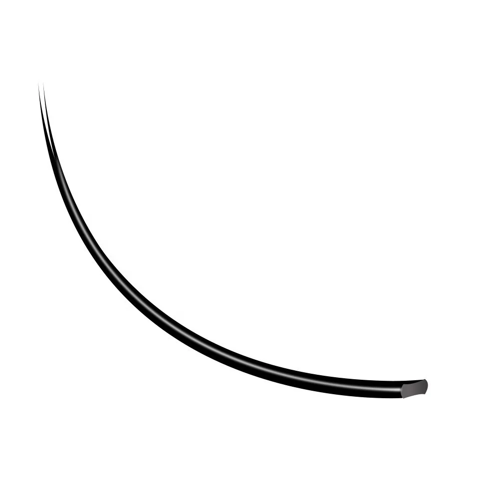 

wholesale handmade dark black matte 0.15 0.20 premium super flat lash extensions individual lash, Natural black, colorful