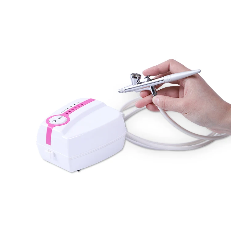 

wholesale OEM ODM professional cake makeup nail mini air brush compressor with five pressure speeds, Clients' requests)