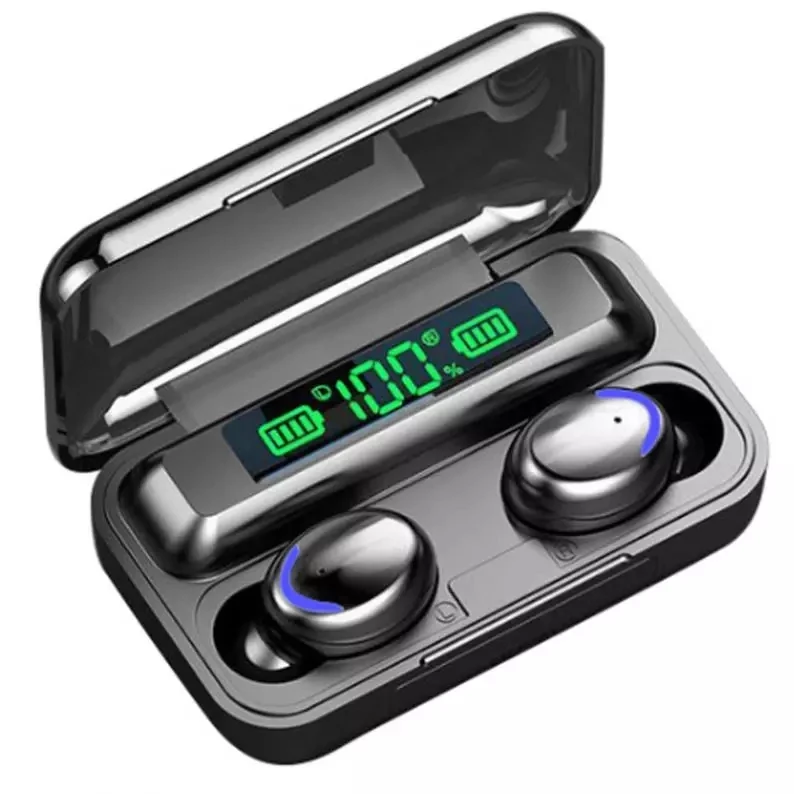 

2021 New Arrival F9-5 TWS Headset Led Fone Wireless Earphone Earbuds Headphones High Quality Auriculares F9-5c With Power Bank
