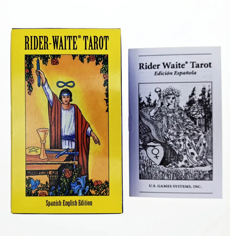 

New Spanish English Version Wait Tarot Deck cards with Paper Guidebook Divination Fate Playing Cards Board Game