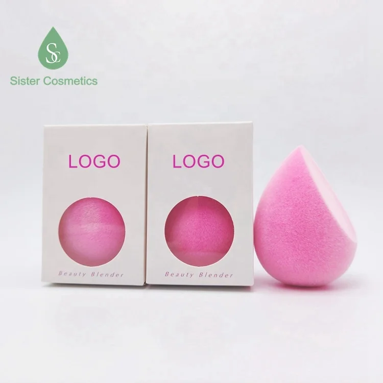 

Private Label Soft Cutting Egg Shape Make Up Puff Flocking Microfiber Makeup Sponge Velvet Sponge Makeup+sets, Multicolor