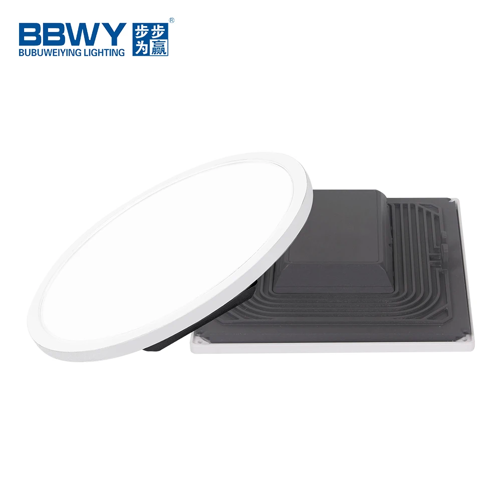 China Good Prices Recessed Mounted 8 16 22 30 Watt Round Square LED Panel Light