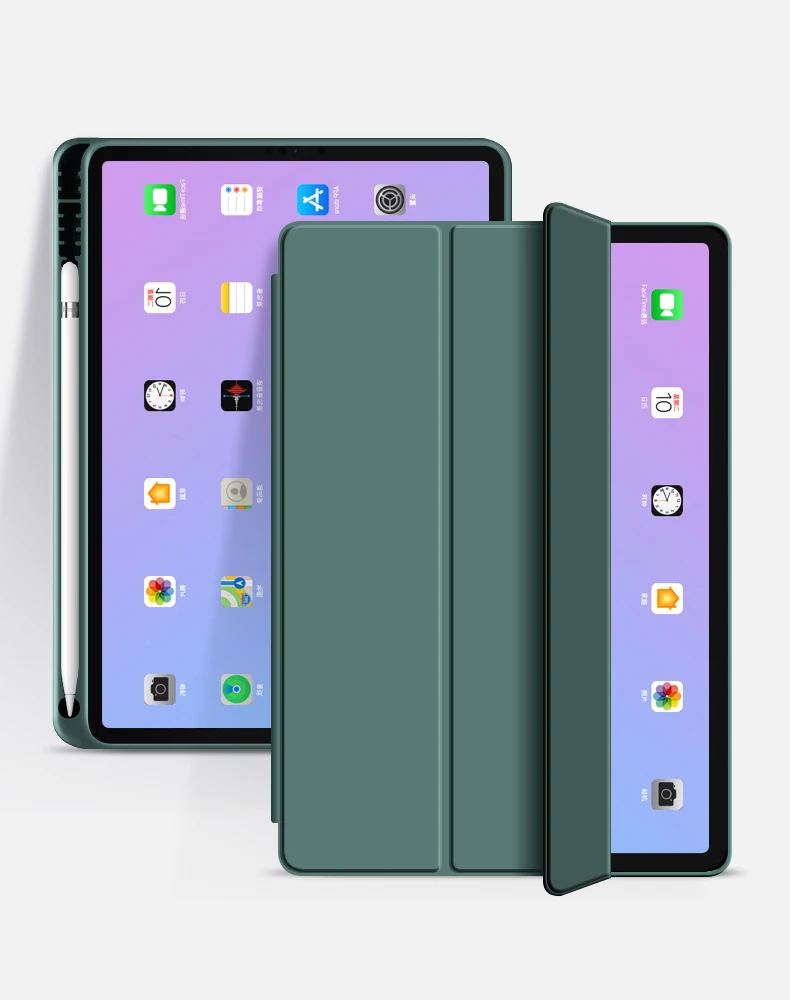 

tablet cover for ipad air 4 10.9 tablet case with pencil holder
