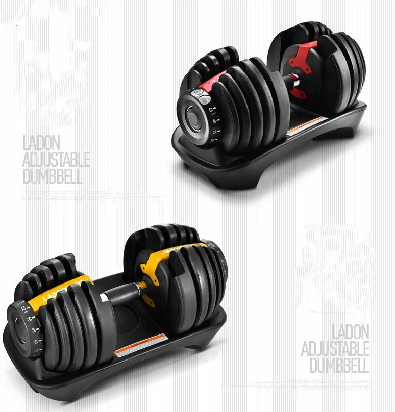 

Hot Selling Source Manufacturer Can Adjust Dumbbell Fast Automatic Intelligent Dumbbells Fitness Equipment Set 24KG, As picture