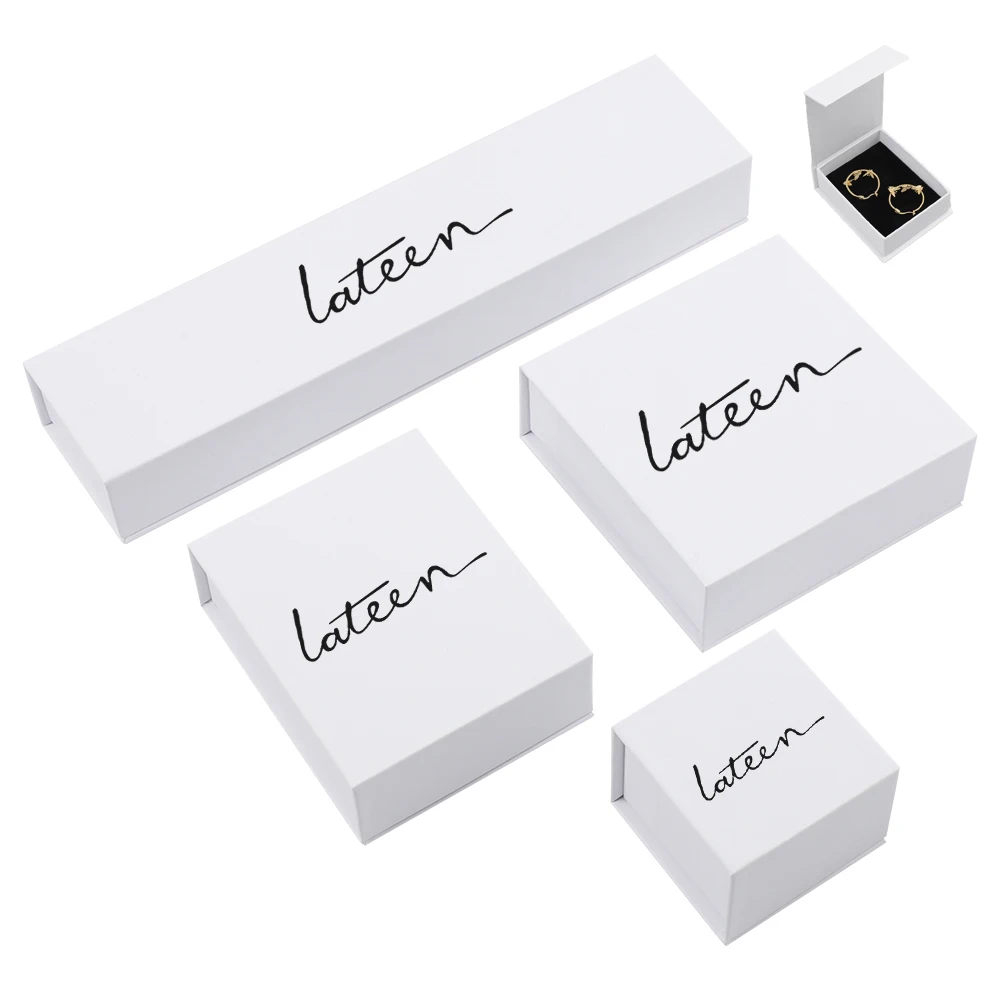 

Beauty White Unique Design Packaging Jewelry Box Set Gift Jewelry Box, Black,pink,white