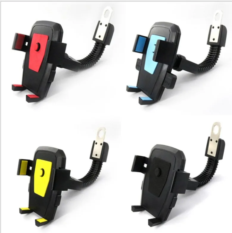 

New Motor Bike Aluminum Alloy /silicone Mobile Phone Mount Motorcycle Motorbike Phone Holder