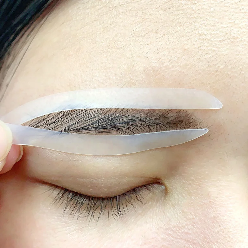 

New Eyebrow Positioning Stickers Eyebrow Shape Design Tools Permanent Makeup Tattoo Sticker, White