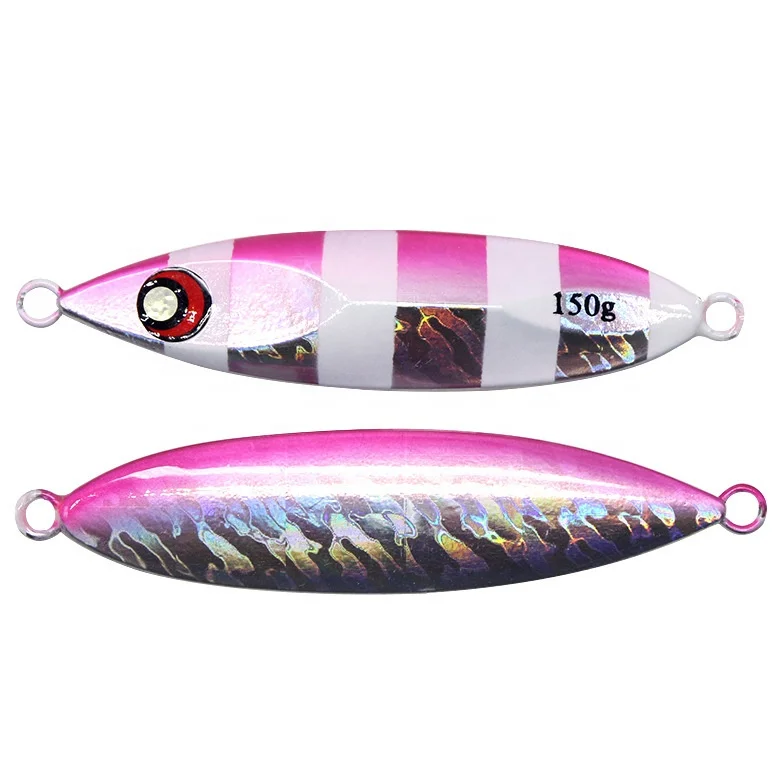 

In stock sea fishing boat fishing bionic luminous lead fish jigging lure metal iron plate lead bait, 10 colors