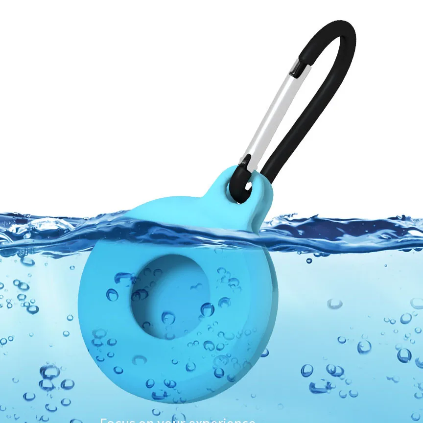 

Wholesale hot popular locator tracker anti-lost device keychain silicone protective cover suitable for Apple Airtags case, 16 color