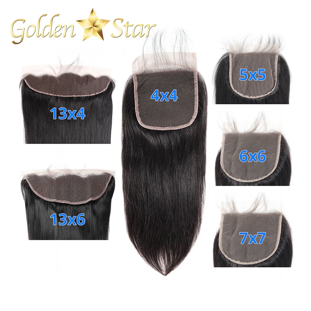 

GD Factory Direct Hair Vendors 100% Human Hair 4x4 5x5 Swiss Lace Lace Closure,Wholesale Brazilian Human Hair 13x4 Lace Frontal