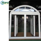 Austr&aacute;lia Padr&atilde;o Arco Janelas de UPVC Para Caixilhos de janelas de Vidros Duplos