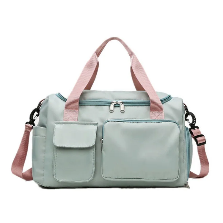 

Gym bag with shoe compartment fashion waterproof duffle bag custom logo