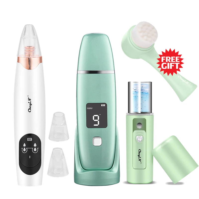 

Ultrasonic Dead Skin Scrubber Blackhead Remover Blackhead Cleaner Tool Pore Deep Cleansing Nano Face Sprayer