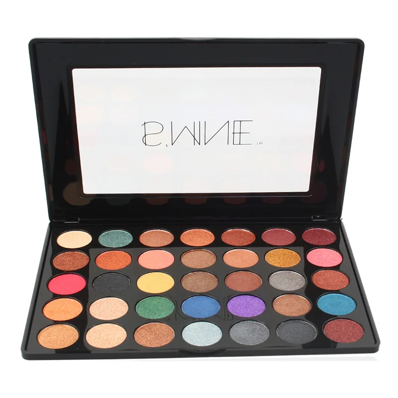 

Wholesale Custom Logo 35 Colors Private Label Eye Shadow Palette Cosmetics Supplier Eyeshadow Palette