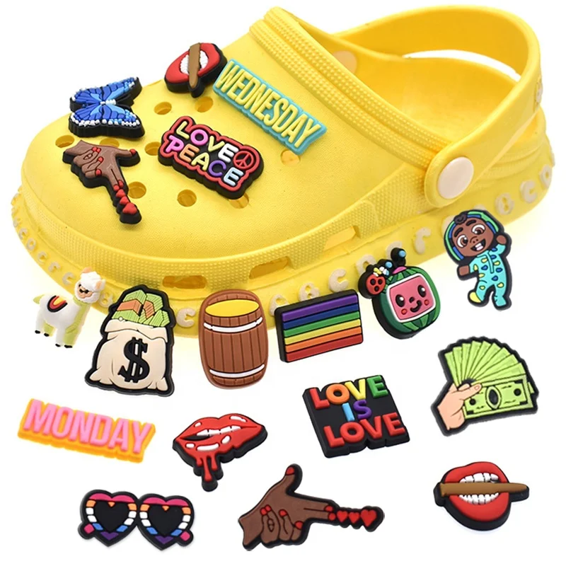 

Instock latest designer charms for croc shoes for croc shoe charms, As pictures
