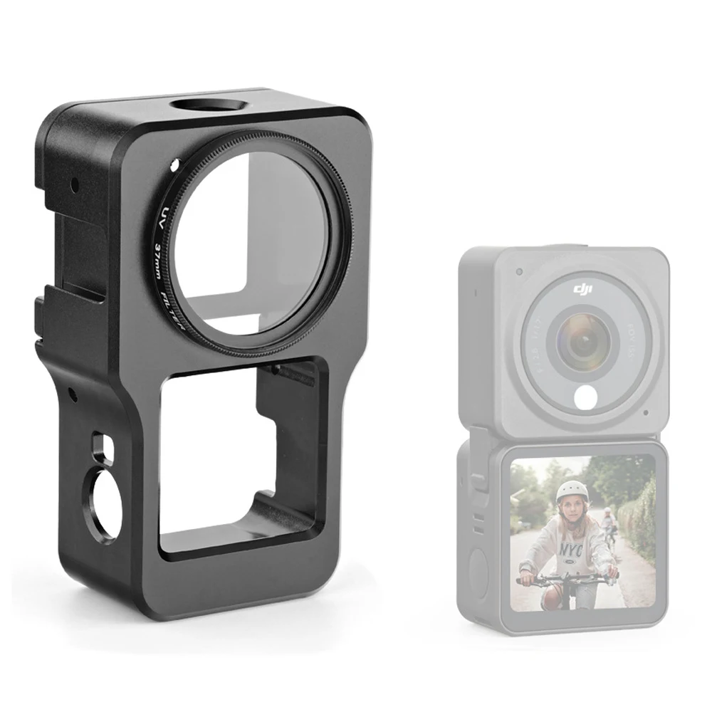 

CNC Aluminum Alloy Housing Frame Shell Protective Cover Cage Case for DJI Action 2 Camera