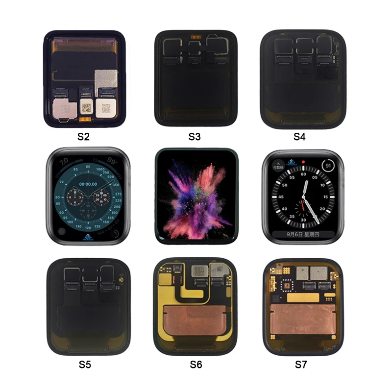 

2022 for apple watch series 4 5 6 7 8 40 mm 42mm 44mm 45mm lcd display original tft touch lcd smart watch screen