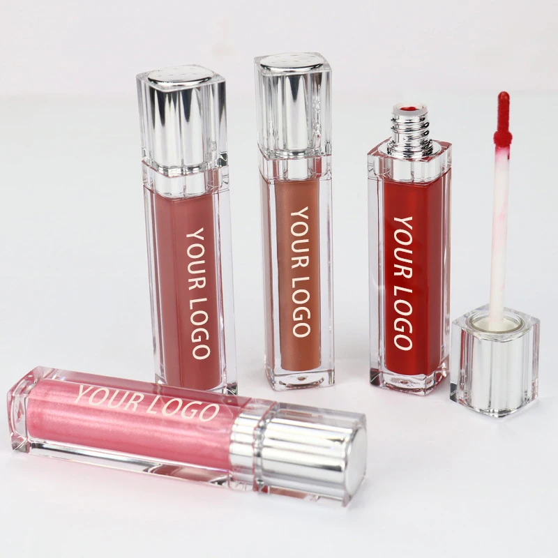 

Private Label Lipgloss Bulk Custom Glossy Colorful Lip Matte Liquid High Pigment Organic Glitter Vegan Lip Gloss